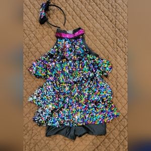 Girls dance costume